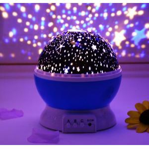 Romantic Room LED USB Rotating Star Projector Sky Night Lamp With Music