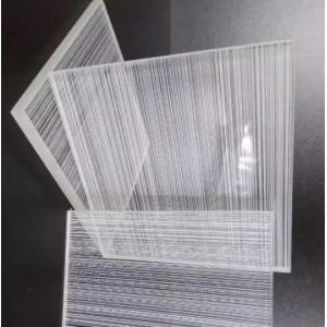 China Extra Good Safety/Soundproofing/Decorative/Glass Door Laminated Wired Glass Used for Business/Shower Room supplier