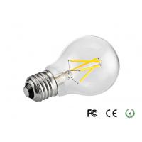 China Professional 420lm CRI 85 E27 4W Dimmable LED Filament Bulb 60*105mm on sale