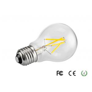 China Professional 420lm CRI 85 E27 4W Dimmable LED Filament Bulb 60*105mm supplier