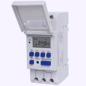 China Electrical Lead Rail ABS Digital Timer Switch 220V 30A 36*66*82mm supplier