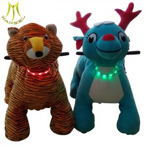 China Hansel wholesale plush electronic battery operated animal kiddie ride supplier