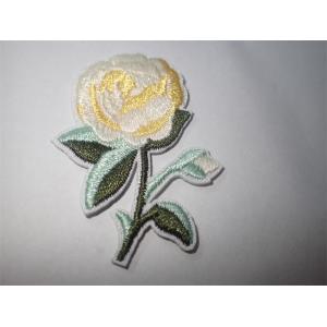 China Custom Flowers Embroidered Sew or Iron On Patch For Clothing Applique supplier