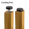 Versatile Indoor Outdoor Freestanding 2-Tier Bamboo Corner Shower Bench with