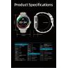 China Z19 Smartwatch 2 In 1 Wireless With BT Calling Heart Rate Monitoring Silicone Band wholesale