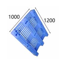 Euro Standard Rackable Plastic Pallets Ventilate Industrial Single Faced Pallet
