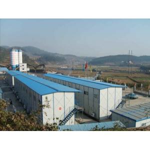 China Low Cost Steel Structure Prefab Sandwich Panel House Construction Camp For Workers supplier