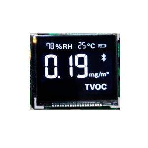 China Black Letter Screen 7 Segment Lcd Display VA High Contrast supplier