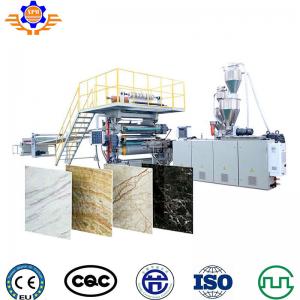 Artificial PVC Marble Strip Production Line Extruder Machine Extrusion Making Stone Sheet Board Panel