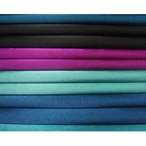 Stretch satin fabric, Polyester spandex stretch satin fabric