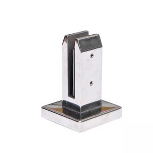 China 316L Stainless Steel Accessories Glass Clamp Holder Swimming Pool Fence Flange Spigot supplier