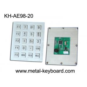 China 20 Keys Stainless Steel Industrial Keyboard with USB or PS/2 interface supplier