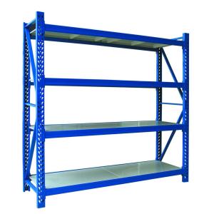 China Flexible Metal Warehouse Shelving / Industrial Storage Racks Heavy Duty supplier