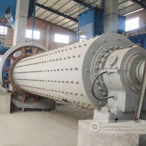 China Cylindrical Shell Overflow 65 Ton Ball Mill Grinder supplier