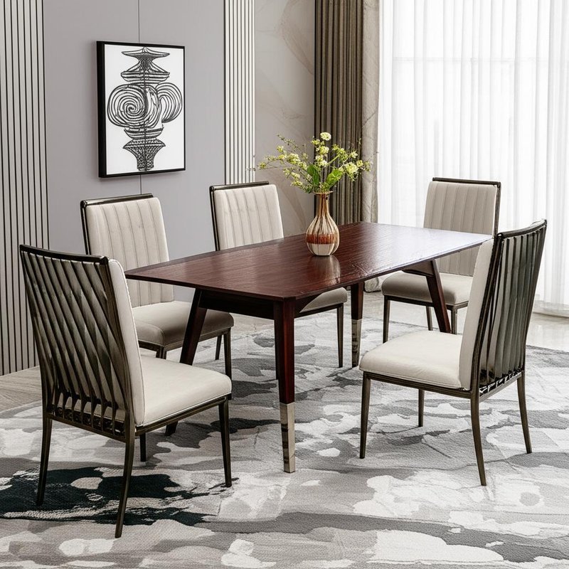 Denying access Metal Frame Dining Room Chairs for a luxurious and comfortable dining experience