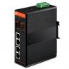 Commutateur central de PoE d'Ethernet de gigabit, contrôlé, 4x10/100/1000Base-TX