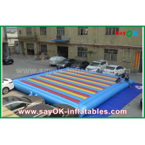 0.55mm PVC Inflatable Mat Bouncer For Children Playing Sports Game