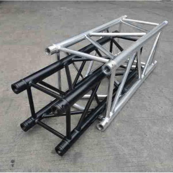 Black Silver Aluminum Truss Stage Light Frame , High Strength Aluminum Alloy Truss
