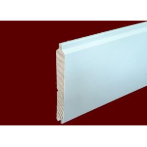 White Anti Aging 5.2m Wood Window Molding For Indoor Decoration