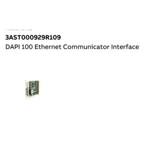 China Interface du communicateur Ethernet DAPI 100 3AST000929R109 ABB supplier