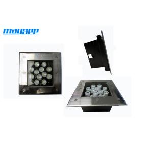 12V LED Inground Lights With Brushed Stainless Steel Trim 9w 12w 18w outdoor IP67