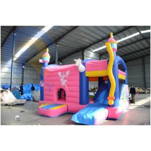 China Castillo de salpicadores inflable portátil con tobogán salto de unicornio Sprite wholesale