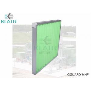 Panel Pleated Air Filters Lightweight Aluminum Frame For Air Conditioning System