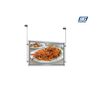 China Tipo de suspensão indicação interna do cartaz do quadro acrílico da caixa leve do diodo emissor de luz do cristal wholesale