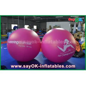 China Giant 2m DIA PVC Red Inflatable Balloon Outdoor Advertising Inflatable Helium Balloon supplier