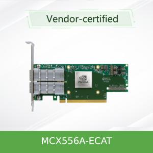 China ConectX-5 VPI Adaptador Mellanox Network Card EDR IB 100GbE Dual Port QSFP28 PCIe3.0 MCX556A-ECAT supplier