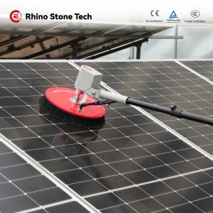 China 20m Pipe Rotating Solar Panel Cleaning Brush OEM Single Disc PV Clean Machine wholesale