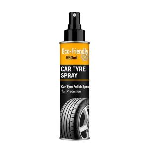 China 650ml Eco-friendly Tyre Polish Spray with Customizable Formula for Deep Penetration and Tyre Protection wholesale