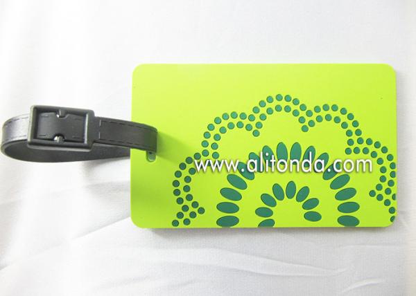 Custom Promotion Gifts Blank Rubber Luggage Tag For travel suitcase backpack