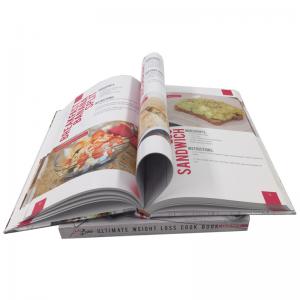 Paperback Hardcover Cookbook Custom Menu Printing Film Lamination