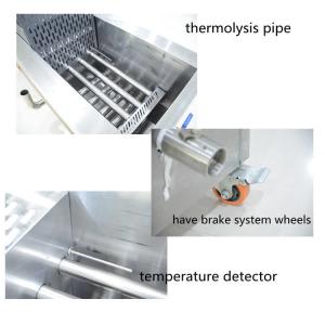 35L Gas Fryer Machine French Fries Oil Water Separation Machine