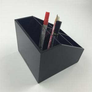 China Clear Counter Top Cube Acrylic Pen/Pencil Holder supplier