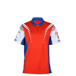 Cotton/Polyester Custom Design Racing Polo Shirt Made In With Transfer Artwork Design