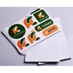 China Custom printed matt lamination kisscut design adhesive paper die cut stickers supplier