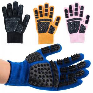 China True Touch Glove Cat Hair Deshedding Brush Glove Dog Hair Comb Hair Remover supplier