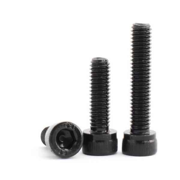 China Grade 4.8/8.8/10.9/12.9 Boulure à tête cylindrique à vis hexagonale noire DIN912 pour M6-M36 supplier