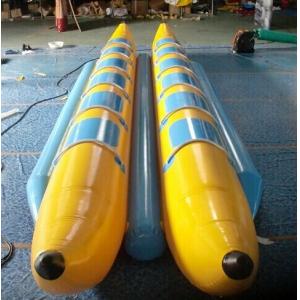 CE / UL Inflatable Water Toys , Flying Boat Towable With 12 Seats