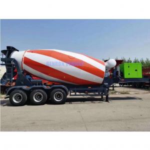 China GENRON Brand 55t Construction Truck Trailer Type Concrete Mixer wholesale