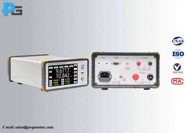 Digital Power Meter with 600V Voltage Test Range 20A Current Test Range and 5KHz Frequency Test Range for Accurate Electrical Parameter Measurement