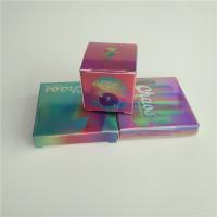 China Jewellery Packaging Paper Box Custom Printing With Holography Holographic Effect on sale