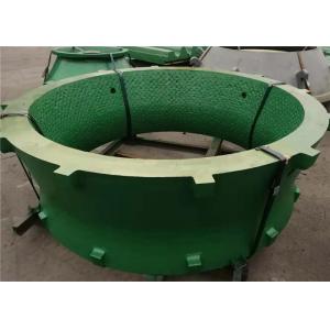 China Manganese Steel Castings Cone Crusher Spare Parts Concave And Mantle With Tic Insert supplier