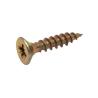 Flat Head Yellow Zinc Screws Coarse Thread Phillips Bugle Head Drywall Screw