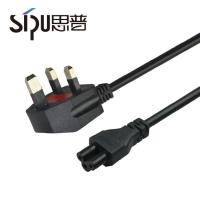 China SGS 3 Prong AC Power Cord 220v UK Laptop Power Cord With Fuse on sale