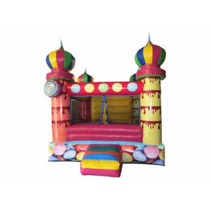 Small inflatable bouncer with net around / inflatable ball pool bouncer colourful inflatable mini balloon jumping house