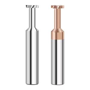 China Solid Carbide T-Slot End Milling Cutter for Metal HRC55 CNC Metal T Slot Router Bit Cutting Tool wholesale