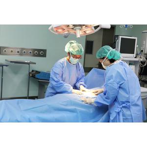 40gsm Reinforced  Disposable Surgical Gown / Disposable Dressing Gowns
